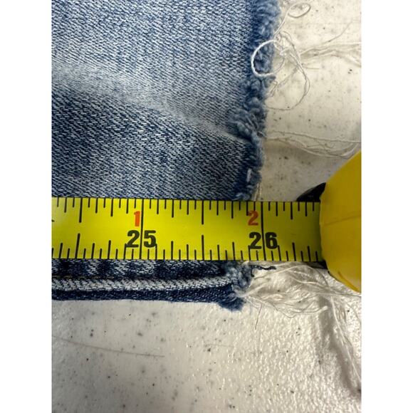 PISTOLA Womens Size 29 Mid Rise Stretch Denim Frayed Hem Ankle Skinny Jeans B5 - Picture 6 of 6